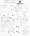 Camshaft Crankshaft Cylinder Engine Sump Lubrication Piston Group Diagram and Parts List for 12H672-0005-B1  Briggs and Stratton Engine